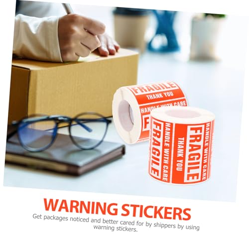MOTHNUR Selbstklebende Versandetiketten Fragile Warning Labels Verpackungsaufkleber Stark Haftend für Zerbrechliche Pakete und Vorsicht Beim Versand MOTHNUR Selbstklebende Versandetiketten Fragile Warning Labels Verpackungsaufkleber Stark Haftend für Zerbrechliche Pakete und Vorsicht Beim Versand von MOTHNUR