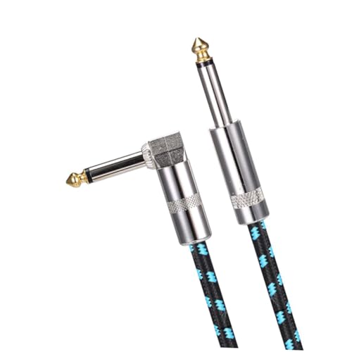 MOTHNUR Stereo Gitarrenkabel Professionelles Instrumentenkabel Flexibel Langlebig Geeignet für Gitarre Bass Keyboard Tonverstärkung Bühnenperformance von MOTHNUR