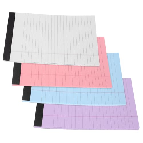 MOTHNUR Teiliges Legal Notepad Liniert Perforiert Abreißbar Tragbar für Büro Schreibwaren Notizblock Memo Pad für Projekte Termine Aufgabenplanung von MOTHNUR
