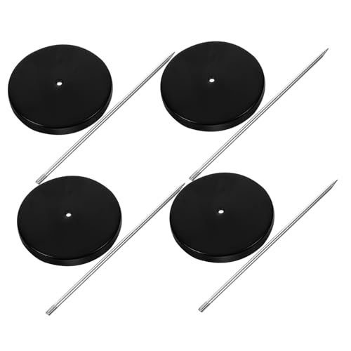 MOTHNUR Teiliges Zettelspießer mit Abnehmbarem Stift Stabiler Schwarzer Desktop Beleghalter für Restaurant Büro Hotel als Quittungs Menühalter von MOTHNUR