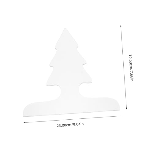 MOTHNUR Transparente Acryl Schneidebrett Griff Schablone Weihnachtsbaum Vorlage Schneidebrett Nachverfolgungsschablonen für Präzises Schneiden und Küchenarbeitsplatten von MOTHNUR