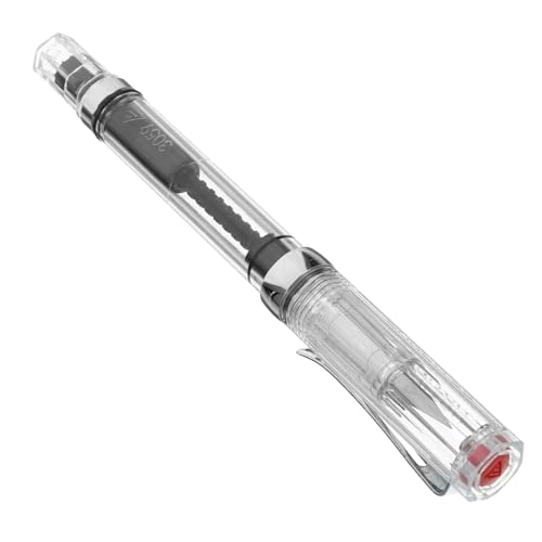 MOTHNUR Transparenter Füllfederhalter mit Feiner Spitze Ergonomisch Handlich und Leicht Kolbenfüller für Schule Büro und Kalligraphie Langlebiger Tintenabsorber Handlich und Vielseitig MOTHNUR Transparenter Füllfederhalter mit Feiner Spitze Ergonomisch Handlich und Leicht Kolbenfüller für Schule Büro und Kalligraphie Langlebiger Tintenabsorber Handlich und Vielseitig von MOTHNUR