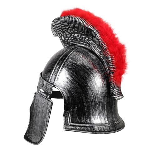 MOTHNUR Verstellbarer Römischer Ritterhelm mit Beweglichem Visier Antiker Kriegerhelm für Mittelalterliches Cosplay Halloween und Live action rollenspiele Authentisches Design für von MOTHNUR