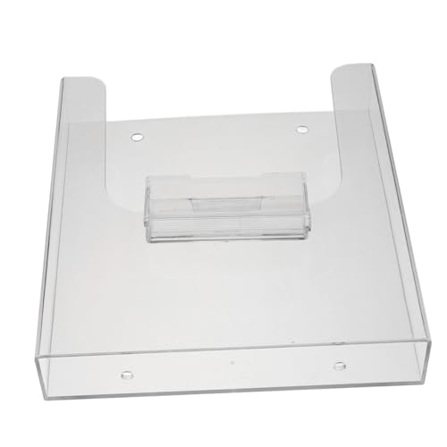 MOTHNUR Wandmontierter Acryl Dokumentenhalter Transparent Multifunktionaler Magazinhalter mit Klarer Oberfläche Platzsparender Hängeorganizer für Büro zur Übersichtlichen Ablage von von MOTHNUR