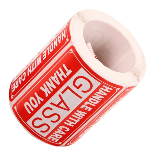 MOTHNUR Warnaufkleber Zerbrechlich Haftetiketten für Verpackung Versand Schutz Verpackungsetiketten für Zerbrechliche Gegenstände Einfach Klebend Vielseitig Einsetzbar von MOTHNUR