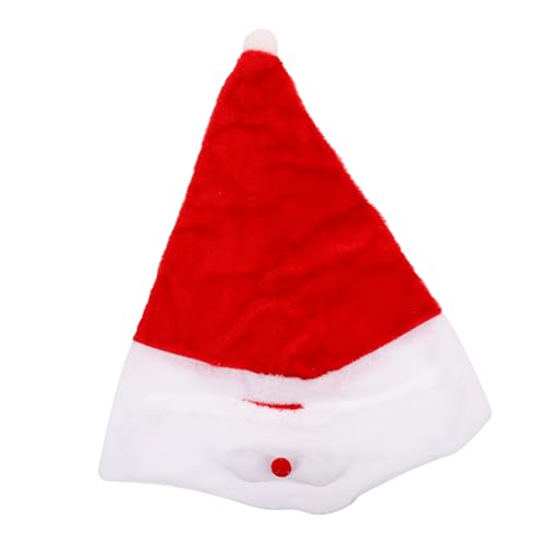 MOTHNUR Weihnachtlicher Santa Helmüberzug Wärmend Waschbar Leicht Faltbar Staub und Kratzschutz für Motorradhelme Wiederverwendbare Nikolausmütze für Winterfahrten von MOTHNUR