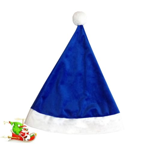 MOTHNUR Weihnachtsmütze Santa Claus Mütze aus Plüsch Weicher Dunkelblauer Weihnachtshut für Erwachsene Festliche Weihnachtsdeko und Kostüm Accessoire für Xmas Party und Karneval MOTHNUR Weihnachtsmütze Santa Claus Mütze aus Plüsch Weicher Dunkelblauer Weihnachtshut für Erwachsene Festliche Weihnachtsdeko und Kostüm Accessoire für Xmas Party und Karneval von MOTHNUR