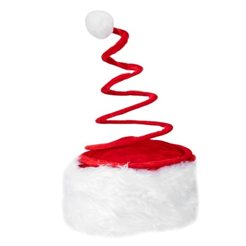MOTHNUR Weihnachtsmütze mit Elastischem Federdesign Kreative Weihnachtskappe für Karneval Festival und Party Leichtes Dekoratives Xmas Hut Accessoire für Erwachsene MOTHNUR Weihnachtsmütze mit Elastischem Federdesign Kreative Weihnachtskappe für Karneval Festival und Party Leichtes Dekoratives Xmas Hut Accessoire für Erwachsene von MOTHNUR