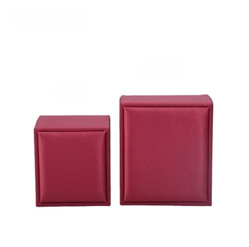MOTTK Aufbewahrungsbox aus Kunstleder für Halsketten, Anhänger, Ohrringe, luxuriös, weiche Kette, Schmuck-Aufbewahrungsboxen, Schmuck-Präsentationshalter, Kastanienbraun, Anhänger-Box MOTTK Aufbewahrungsbox aus Kunstleder für Halsketten, Anhänger, Ohrringe, luxuriös, weiche Kette, Schmuck-Aufbewahrungsboxen, Schmuck-Präsentationshalter, Kastanienbraun, Anhänger-Box von MOTTK