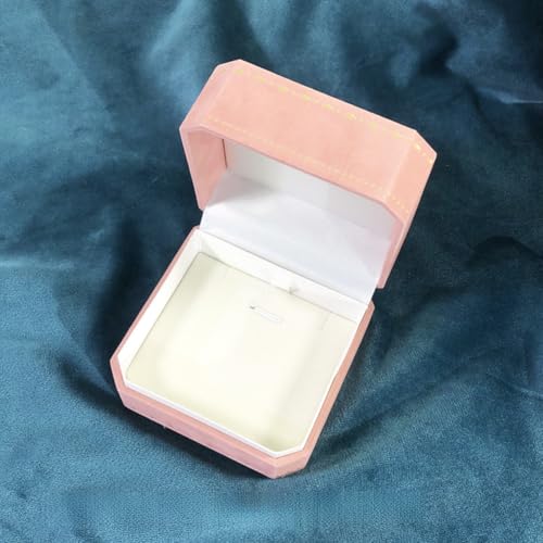 MOTTK Samt-Geschenkbox für Halskette und Anhänger, achteckige Ringschachteln, Schmuckaufbewahrung, Präsentationshülle für Hochzeit, Verlobung, Geburtstag, Jahrestag, Zeremonie (Rosa, Anhänger-Box) MOTTK Samt-Geschenkbox für Halskette und Anhänger, achteckige Ringschachteln, Schmuckaufbewahrung, Präsentationshülle für Hochzeit, Verlobung, Geburtstag, Jahrestag, Zeremonie (Rosa, Anhänger-Box) von MOTTK