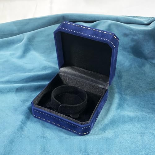 MOTTK Samt-Geschenkbox für Halskette und Anhänger, achteckige Ringschachteln, Schmuckaufbewahrung, Präsentationshülle für Hochzeit, Verlobung, Geburtstag, Jahrestag, Zeremonie (blau, Armreif-Box) MOTTK Samt-Geschenkbox für Halskette und Anhänger, achteckige Ringschachteln, Schmuckaufbewahrung, Präsentationshülle für Hochzeit, Verlobung, Geburtstag, Jahrestag, Zeremonie (blau, Armreif-Box) von MOTTK