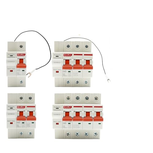 MOUKWLEK 1P 2P 3P 4P Leistungsschalter, Timer, Fernbedienung, Sprachsteuerung, intelligentes Leben, automatischer intelligenter Feuerlöscher (1P,80A) von MOUKWLEK