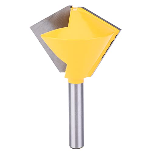 MOUMOUTEN Fräser, Polygon-Vogelmaul-Fräser, 8 mm Schaft, Holzbearbeitungsfräser für polyedrisches Schnittstellenschneiden, Blumentopfherstellung, Fassherstellung (Twelve sides) von MOUMOUTEN