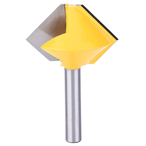 MOUMOUTEN Fräser, Polygon-Vogelmaul-Fräser, 8 mm Schaft, Holzbearbeitungsfräser für polyedrisches Schnittstellenschneiden, Blumentopfherstellung, Fassherstellung (six sides) von MOUMOUTEN