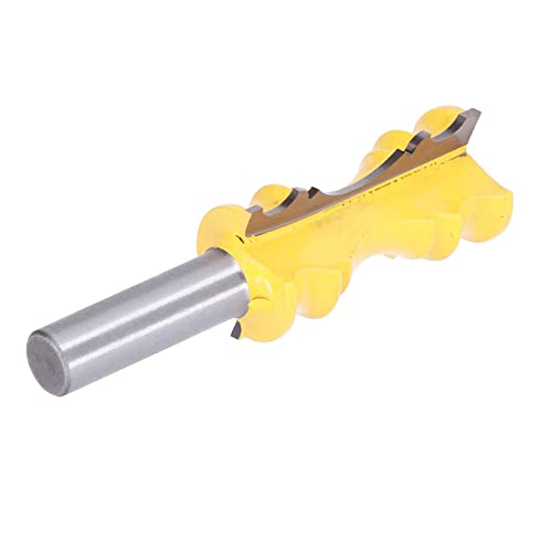 Stuhls chiene Profil Router Bit, 12mm Schaft 1-1/8 Zoll Durchmesser 2 Zoll Tiefe Kohlenstoffstahl-Legierung Holz bearbeitungs schneider von MOUMOUTEN