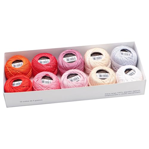 10 Stück Perlgarn, Größe 8, langstapelige Baumwolle, 5 Gramm, Häkelgarn, lustige DIY-Stickerei, Häkelgarn, Größe 8, für Kreuzstich, Nadelspitze, Handstickerei, 8 10 Stück Perlgarn, Größe 8, langstapelige Baumwolle, 5 Gramm, Häkelgarn, lustige DIY-Stickerei, Häkelgarn, Größe 8, für Kreuzstich, Nadelspitze, Handstickerei, 8 von MOUNTTU
