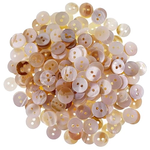 100 Stück Muschelknöpfe, 12, 5 mm/15 mm/20, flache 2-Loch-Perlmuttknöpfe, multifunktionale wiederverwendbare Knöpfe für Kleidung, Mäntel, Strickjacken und andere DIY-Bastelknöpfe für Kleidung 100 Stück Muschelknöpfe, 12, 5 mm/15 mm/20, flache 2-Loch-Perlmuttknöpfe, multifunktionale wiederverwendbare Knöpfe für Kleidung, Mäntel, Strickjacken und andere DIY-Bastelknöpfe für Kleidung von MOUNTTU