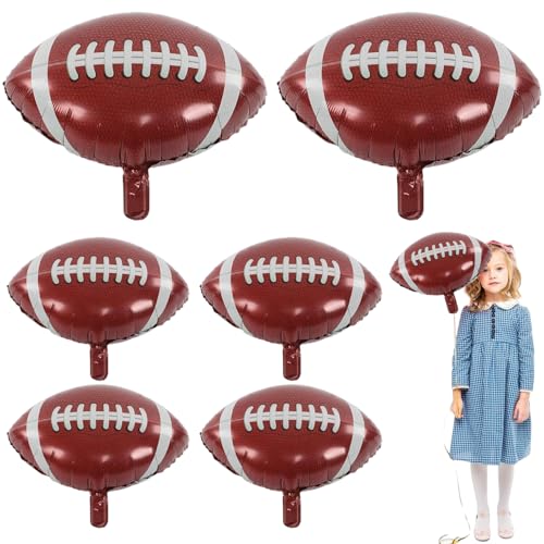 6PCS-Fußballballons, Cartoon-Fußball-Folienballons, dekorative Spezialfußballparty Balloons für Jungen Männer Fußballfans Geburtstagsfeier 6PCS-Fußballballons, Cartoon-Fußball-Folienballons, dekorative Spezialfußballparty Balloons für Jungen Männer Fußballfans Geburtstagsfeier von MOUNTTU