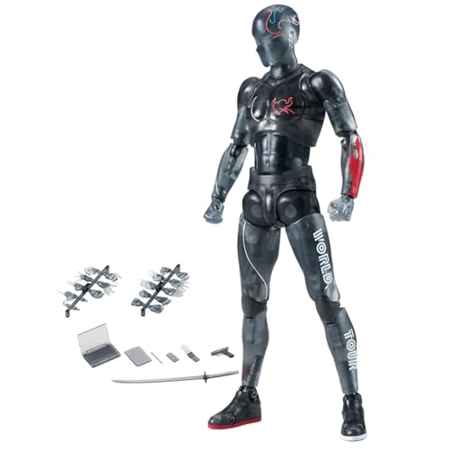 MOUNTTU Actionfiguren 5, 91 Zoll mit inklusivem Armzubehör Bewegliche Gesten Zeichenpuppe Bewegliche Figur Dekorativer Actionfigurenkörper Geschenk für Tischdisplayregal (männlich) Figur von MOUNTTU