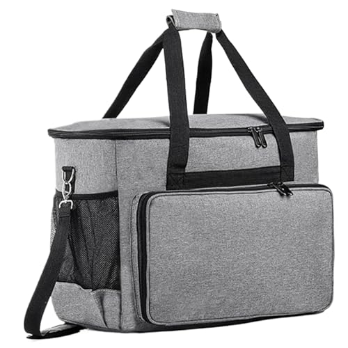 MOUNTTU Nähzubehör Nähtasche Nähmaschinentasche, Nähmaschinenkoffer mit großer Kapazität, mit Schultergurt, Griff und Reißverschluss Nähtasche, universelle Aufbewahrungsmaterialien für Nähzubehör MOUNTTU Nähzubehör Nähtasche Nähmaschinentasche, Nähmaschinenkoffer mit großer Kapazität, mit Schultergurt, Griff und Reißverschluss Nähtasche, universelle Aufbewahrungsmaterialien für Nähzubehör von MOUNTTU