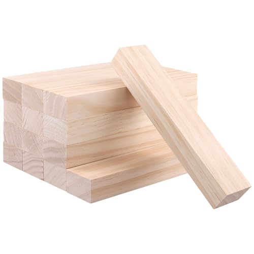 MOUYAT 14 Stück 30 x 4 x 2,5 cm Blanko-Holzblöcke, unlackierte rechteckige Holzstücke, natürliches Holz, rechteckiger Ausschnitt für Handwerk, Malerei, Kunst MOUYAT 14 Stück 30 x 4 x 2,5 cm Blanko-Holzblöcke, unlackierte rechteckige Holzstücke, natürliches Holz, rechteckiger Ausschnitt für Handwerk, Malerei, Kunst von MOUYAT