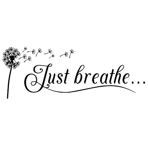 Just Breathe Vinyl-Wandaufkleber, Yoga-Zitate, positive Entspannung, Motto, Kunst, Buchstaben, Sprüche, Wohnzimmer, Dekor, Schriftzug Just Breathe Vinyl-Wandaufkleber, Yoga-Zitate, positive Entspannung, Motto, Kunst, Buchstaben, Sprüche, Wohnzimmer, Dekor, Schriftzug von MOVANKRO