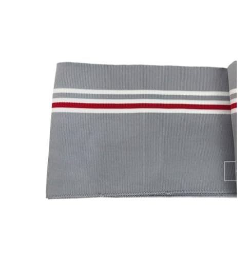 14 x 80 cm 1 × 1 Rippstrick mit dicken Stoffbündchen, einfarbig, elastischer Kragen, Nähzubehör, Jacken, Baseball-Uniformen (14) von MOVDARL