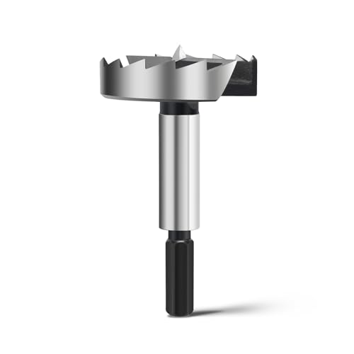 Forstnerbohrer 51mm für Holz, Forstner Bits durchmesser 51mm, Länge 90mm mit 8mm Sechskant Schaft Forstnerbohrer 51mm für Holz, Forstner Bits durchmesser 51mm, Länge 90mm mit 8mm Sechskant Schaft von MOXPIFY