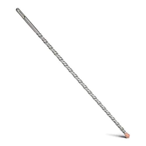 MOXPIFY 12 x 460mm SDS Plus Bohrer mit Doppelwendel,Hammerbohrer Für Beton,Stein,Naturstein MOXPIFY 12 x 460mm SDS Plus Bohrer mit Doppelwendel,Hammerbohrer Für Beton,Stein,Naturstein von MOXPIFY