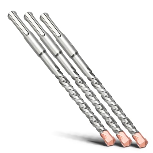 MOXPIFY 3tlg 10 x 160mm SDS Plus Bohrer mit Doppelwendel,Hammerbohrer Für Beton,Stein,Naturstein MOXPIFY 3tlg 10 x 160mm SDS Plus Bohrer mit Doppelwendel,Hammerbohrer Für Beton,Stein,Naturstein von MOXPIFY
