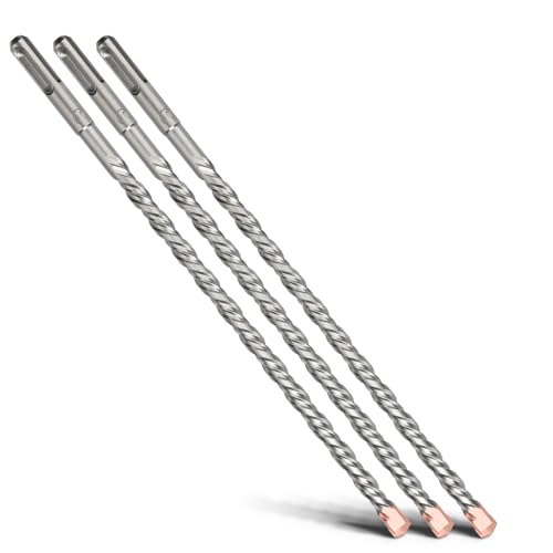 MOXPIFY 3tlg 10 x 260mm SDS Plus Bohrer mit Doppelwendel,Hammerbohrer Für Beton,Stein,Naturstein MOXPIFY 3tlg 10 x 260mm SDS Plus Bohrer mit Doppelwendel,Hammerbohrer Für Beton,Stein,Naturstein von MOXPIFY