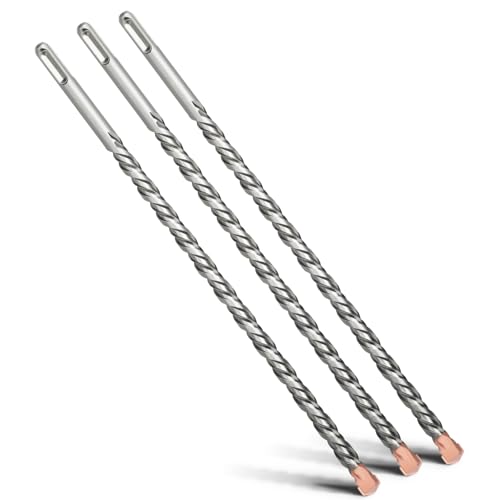 MOXPIFY 3tlg 10 x 310mm SDS Plus Bohrer mit Doppelwendel,Hammerbohrer Für Beton,Stein,Naturstein MOXPIFY 3tlg 10 x 310mm SDS Plus Bohrer mit Doppelwendel,Hammerbohrer Für Beton,Stein,Naturstein von MOXPIFY
