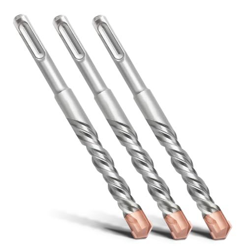 MOXPIFY 3tlg 16 x 160mm SDS Plus Bohrer mit Doppelwendel,Hammerbohrer Für Beton,Stein,Naturstein MOXPIFY 3tlg 16 x 160mm SDS Plus Bohrer mit Doppelwendel,Hammerbohrer Für Beton,Stein,Naturstein von MOXPIFY