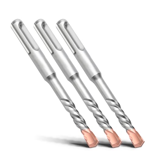 MOXPIFY 3tlg 5 x 110mm SDS Plus Bohrer mit Doppelwendel,Hammerbohrer Für Beton,Stein,Naturstein MOXPIFY 3tlg 5 x 110mm SDS Plus Bohrer mit Doppelwendel,Hammerbohrer Für Beton,Stein,Naturstein von MOXPIFY