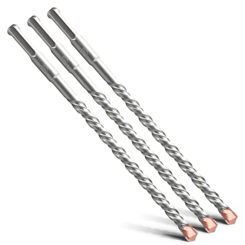 MOXPIFY 3tlg 8 x 210mm SDS Plus Bohrer mit Doppelwendel,Hammerbohrer Für Beton,Stein,Naturstein MOXPIFY 3tlg 8 x 210mm SDS Plus Bohrer mit Doppelwendel,Hammerbohrer Für Beton,Stein,Naturstein von MOXPIFY