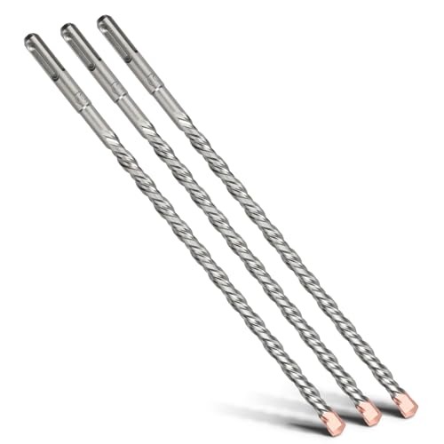 MOXPIFY 3tlg 8 x 280mm SDS Plus Bohrer mit Doppelwendel,Hammerbohrer Für Beton,Stein,Naturstein MOXPIFY 3tlg 8 x 280mm SDS Plus Bohrer mit Doppelwendel,Hammerbohrer Für Beton,Stein,Naturstein von MOXPIFY