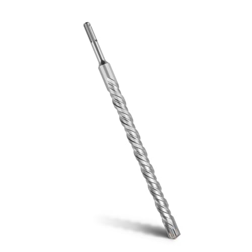 MOXPIFY SDS Plus Bohrer 20 x 360mm,Betonbohrer mit 4 Hartmetall Schneiden und Doppelwendel,Hammerbohrer Für Beton,Stein,Naturstein von MOXPIFY