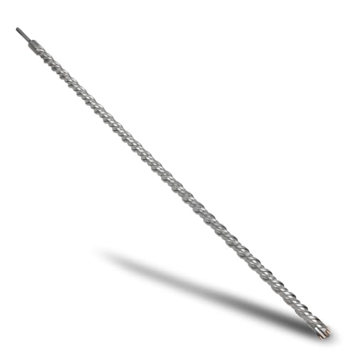 MOXPIFY SDS Plus Bohrer 25 x 1200mm,Betonbohrer mit 4 Hartmetall Schneiden und Doppelwendel,Hammerbohrer Für Beton,Stein,Naturstein MOXPIFY SDS Plus Bohrer 25 x 1200mm,Betonbohrer mit 4 Hartmetall Schneiden und Doppelwendel,Hammerbohrer Für Beton,Stein,Naturstein von MOXPIFY