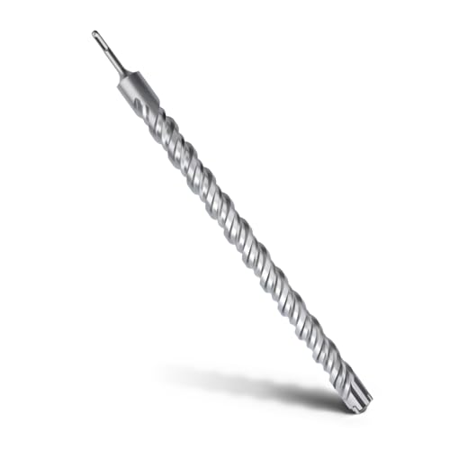 MOXPIFY SDS Plus Bohrer 40 x 600mm,Betonbohrer mit 4 Hartmetall Schneiden und Doppelwendel,Hammerbohrer Für Beton,Stein,Naturstein MOXPIFY SDS Plus Bohrer 40 x 600mm,Betonbohrer mit 4 Hartmetall Schneiden und Doppelwendel,Hammerbohrer Für Beton,Stein,Naturstein von MOXPIFY