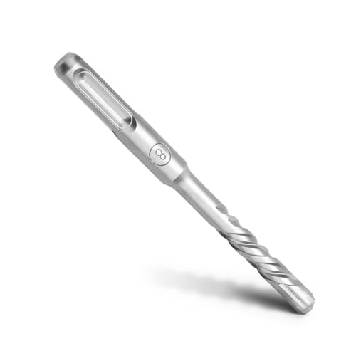 MOXPIFY SDS Plus Bohrer 8 x 110mm,Betonbohrer mit 4 Hartmetall Schneiden und Doppelwendel,Hammerbohrer Für Beton,Stein,Naturstein MOXPIFY SDS Plus Bohrer 8 x 110mm,Betonbohrer mit 4 Hartmetall Schneiden und Doppelwendel,Hammerbohrer Für Beton,Stein,Naturstein von MOXPIFY