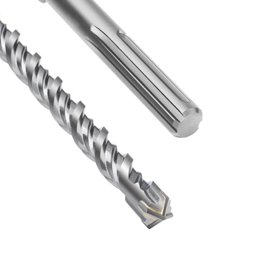 SDS Max Bohrer 20 x 460mm,Betonbohrer mit 4 Hartmetall Schneiden und Doppelwendel,Hammerbohrer Für Beton,Stein,Naturstein SDS Max Bohrer 20 x 460mm,Betonbohrer mit 4 Hartmetall Schneiden und Doppelwendel,Hammerbohrer Für Beton,Stein,Naturstein von MOXPIFY