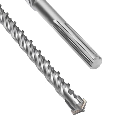 SDS Max Bohrer 22 x 460mm,Betonbohrer mit 4 Hartmetall Schneiden und Doppelwendel,Hammerbohrer Für Beton,Stein,Naturstein SDS Max Bohrer 22 x 460mm,Betonbohrer mit 4 Hartmetall Schneiden und Doppelwendel,Hammerbohrer Für Beton,Stein,Naturstein von MOXPIFY