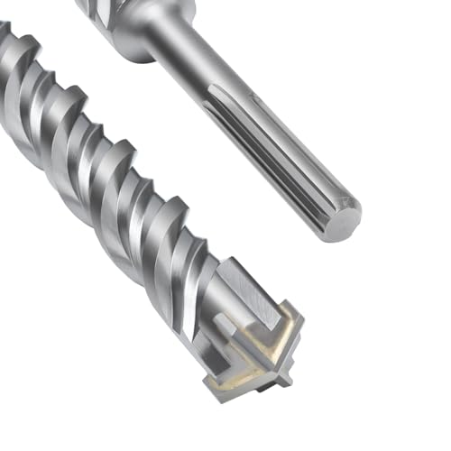 SDS Max Bohrer 38 x 800mm,Betonbohrer mit 4 Hartmetall Schneiden und Doppelwendel,Hammerbohrer Für Beton,Stein,Naturstein SDS Max Bohrer 38 x 800mm,Betonbohrer mit 4 Hartmetall Schneiden und Doppelwendel,Hammerbohrer Für Beton,Stein,Naturstein von MOXPIFY