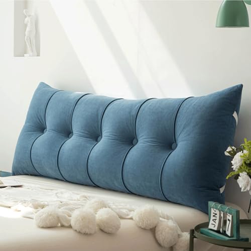 Keilkissen Kissen Für Schlafsaalbett Kopfteil - Luxus -samt -plüschstoff, Elastische Träger Und Reißverschlussdesign, Maschinenwaschbarer, Weicher Stützender Kopf/rückenkissen Für Schlafsaalbetten Keilkissen Kissen Für Schlafsaalbett Kopfteil - Luxus -samt -plüschstoff, Elastische Träger Und Reißverschlussdesign, Maschinenwaschbarer, Weicher Stützender Kopf/rückenkissen Für Schlafsaalbetten von MOYIDUE