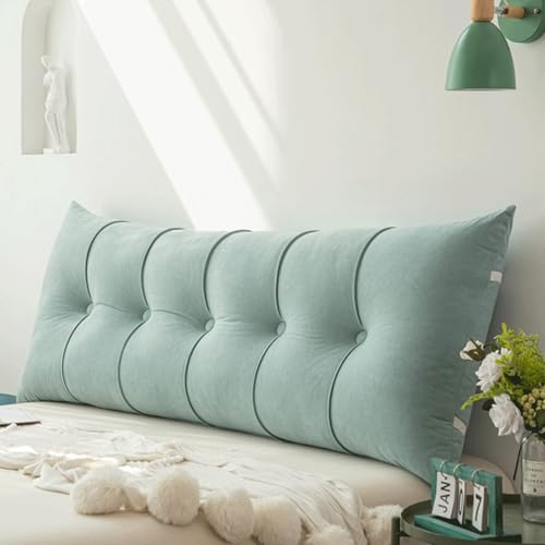 Keilkissen Kissen Für Schlafsaalbett Kopfteil - Luxus -samt -plüschstoff, Elastische Träger Und Reißverschlussdesign, Maschinenwaschbarer, Weicher Stützender Kopf/rückenkissen Für Schlafsaalbetten Keilkissen Kissen Für Schlafsaalbett Kopfteil - Luxus -samt -plüschstoff, Elastische Träger Und Reißverschlussdesign, Maschinenwaschbarer, Weicher Stützender Kopf/rückenkissen Für Schlafsaalbetten von MOYIDUE