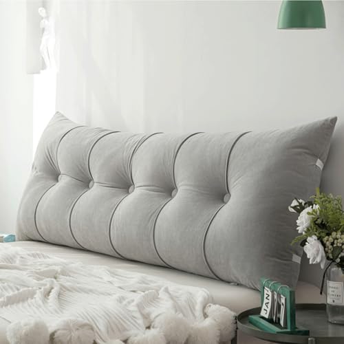 Keilkissen Kissen Für Schlafsaalbett Kopfteil - Luxus -samt -plüschstoff, Elastische Träger Und Reißverschlussdesign, Maschinenwaschbarer, Weicher Stützender Kopf/rückenkissen Für Schlafsaalbetten Keilkissen Kissen Für Schlafsaalbett Kopfteil - Luxus -samt -plüschstoff, Elastische Träger Und Reißverschlussdesign, Maschinenwaschbarer, Weicher Stützender Kopf/rückenkissen Für Schlafsaalbetten von MOYIDUE