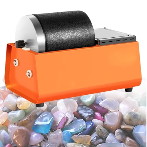 MObyat Elektrischer Steinpolierer, Steinpolierer-Set, einstellbare Geschwindigkeit, Kapazität 2,5 kg, Starke Leistung, gleichmäßige Vibration und geringe Geräuschentwicklung von MObyat