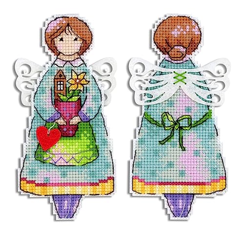 MP Studia Kreuzstich-Stickset für Erwachsene und Anfänger, Jahreszeiten – Sommerengel, 13 x 6 cm, 14 Karat. MP Studia Kreuzstich-Stickset für Erwachsene und Anfänger, Jahreszeiten – Sommerengel, 13 x 6 cm, 14 Karat. von MP Studia