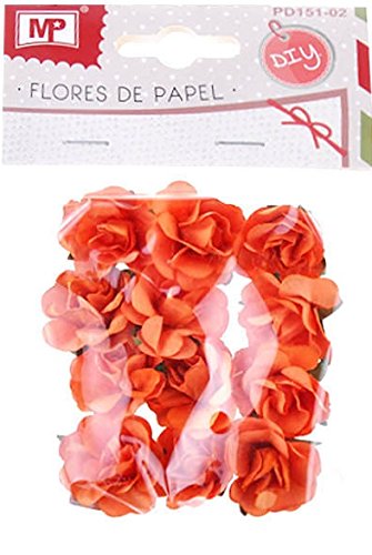 MP pd151 – 02 Papier-Blume, 12 Stück, Orange von MP