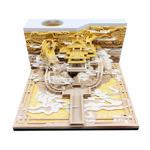 MPFJPNXN 3D Kalender Artsy Pads 2025 Laojun Berg Papier Schnitzerei Kunst Memo Pad 3D Notizblock Desktop Dekoration Geschenk (Chinesische Version) MPFJPNXN 3D Kalender Artsy Pads 2025 Laojun Berg Papier Schnitzerei Kunst Memo Pad 3D Notizblock Desktop Dekoration Geschenk (Chinesische Version) von MPFJPNXN